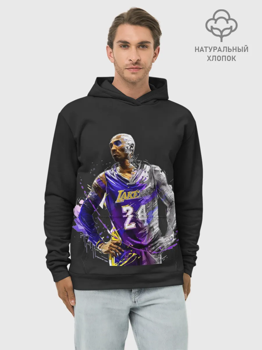 Худи мужской база хлопок / Kobe Bryant