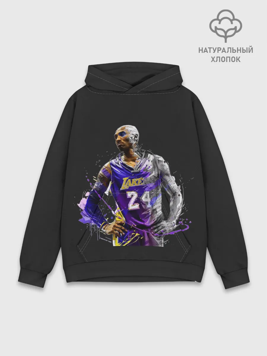 Худи мужской база хлопок / Kobe Bryant