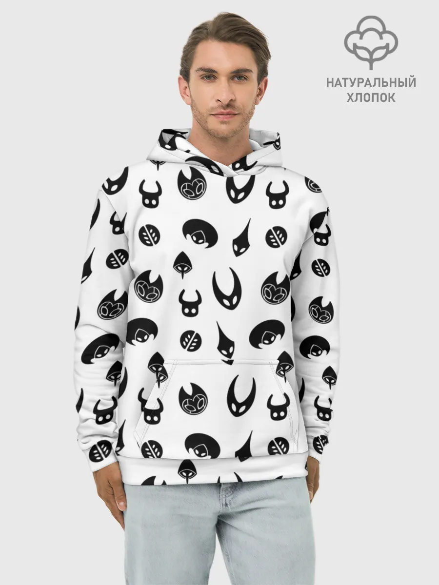 Худи мужской база хлопок / Hollow Knight