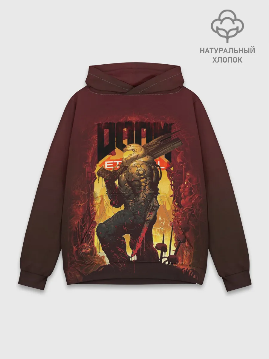 Худи мужской база хлопок / Doom Eternal