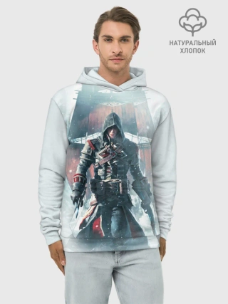 Худи мужской база хлопок / Assassins Creed: Rogue