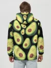 Худи мужской база хлопок / Авокадо паттерн