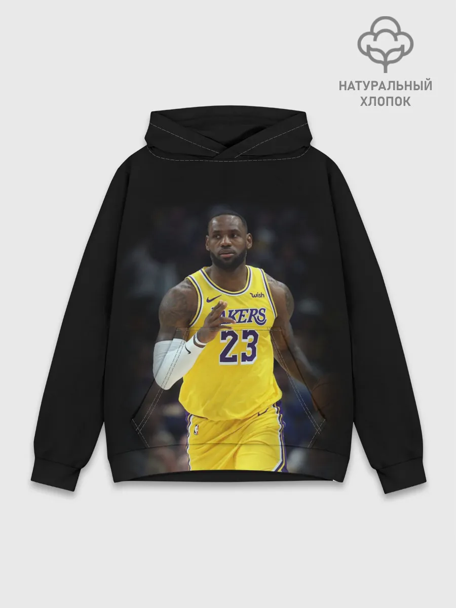 Худи мужской база хлопок / Леброн Джеймс