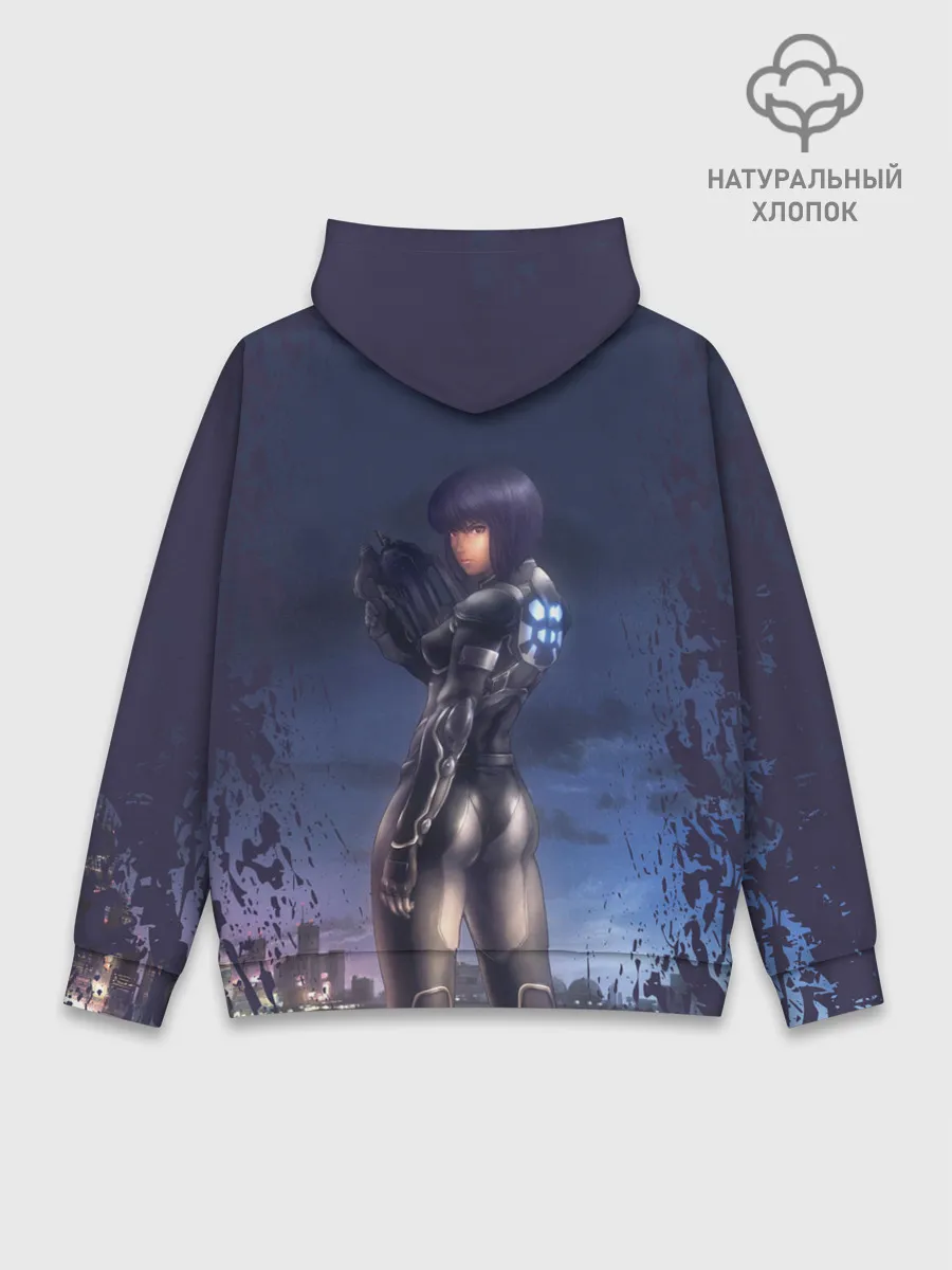 Худи мужской база хлопок / Призрак в доспехах
