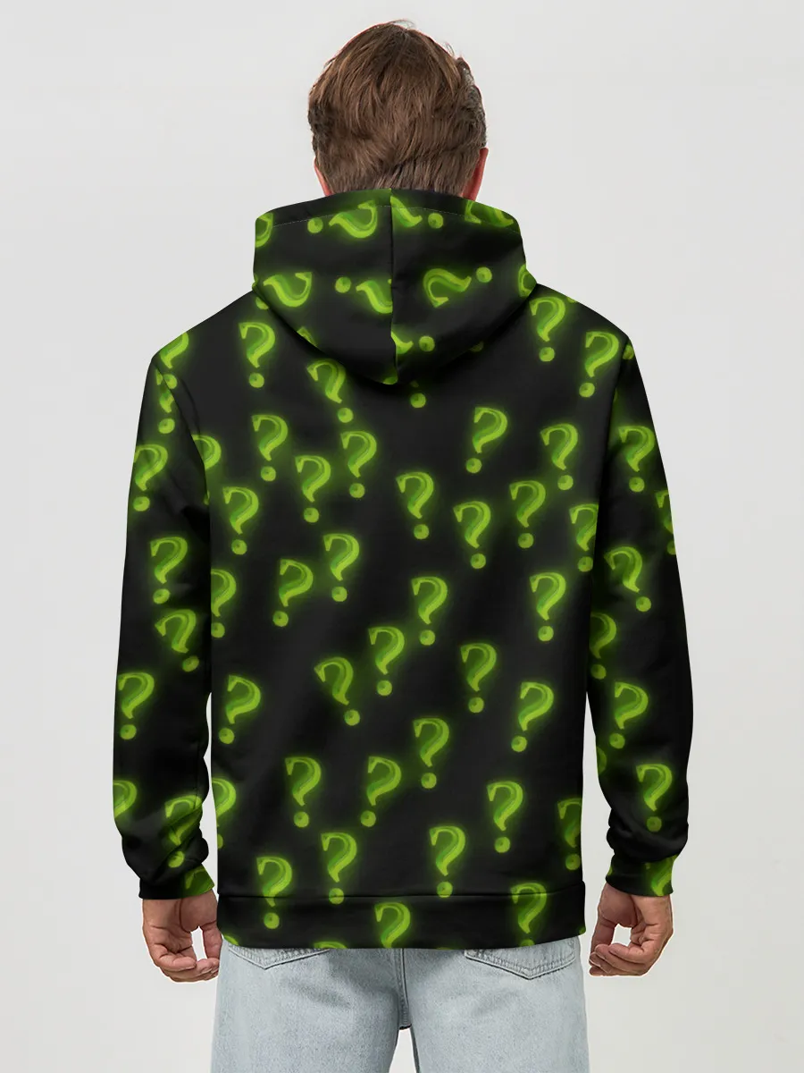 Худи мужской база хлопок / Знак вопроса