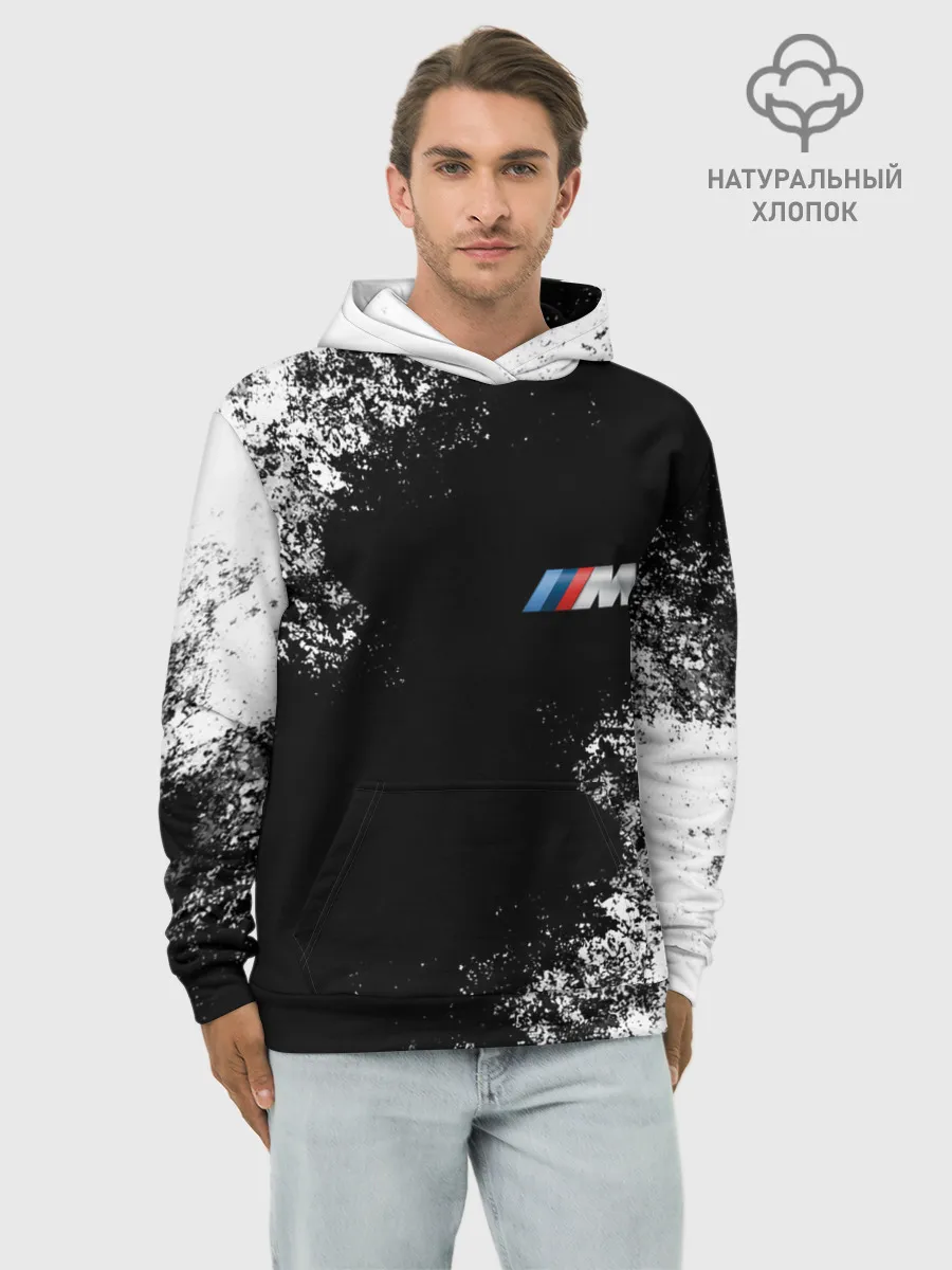 Худи мужской база хлопок / BMW