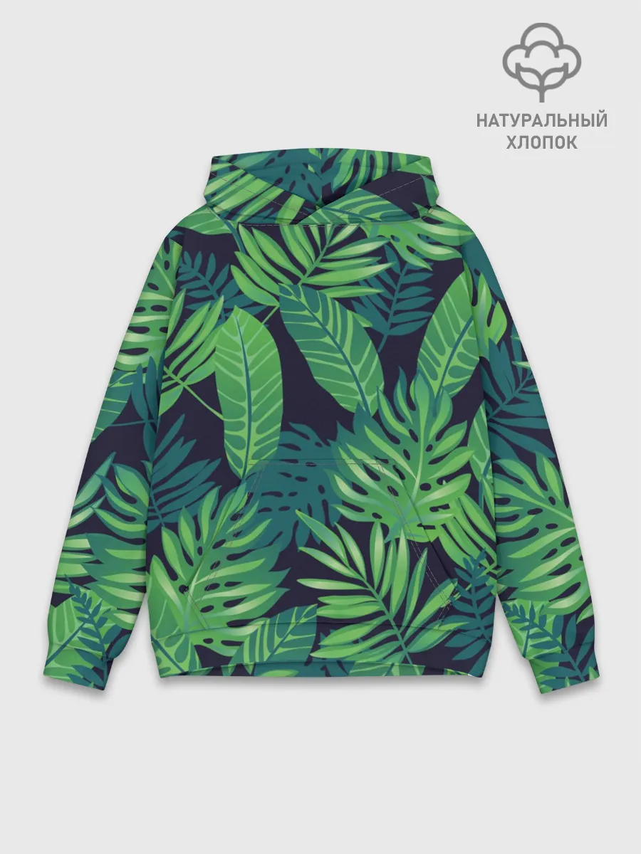Худи мужской база хлопок / Тропики