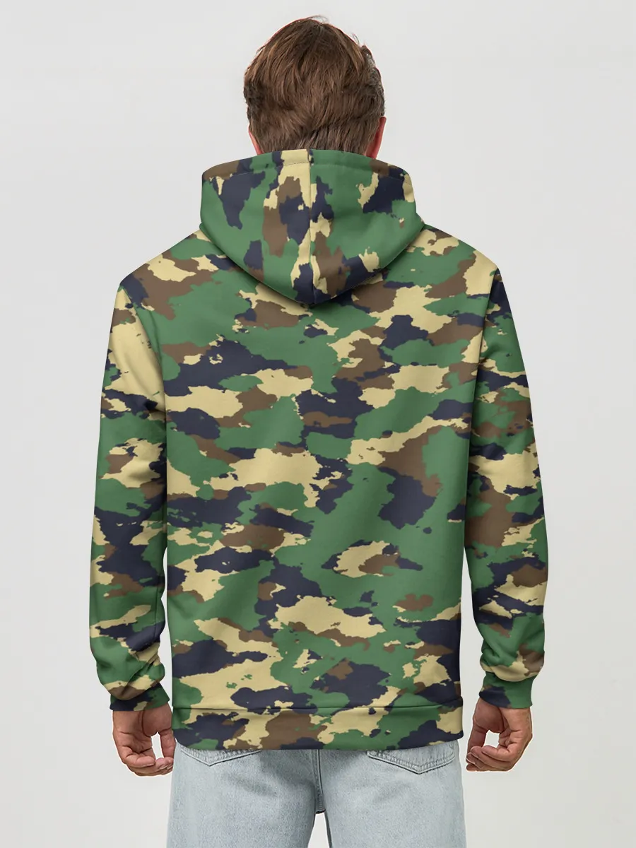 Худи мужской база хлопок / КАМУФЛЯЖ