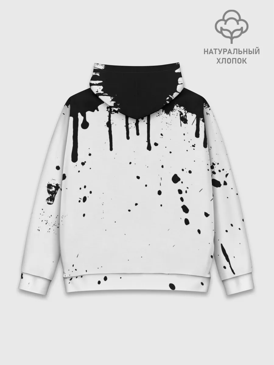 Худи мужской база хлопок / АХЕГАО с подтёками