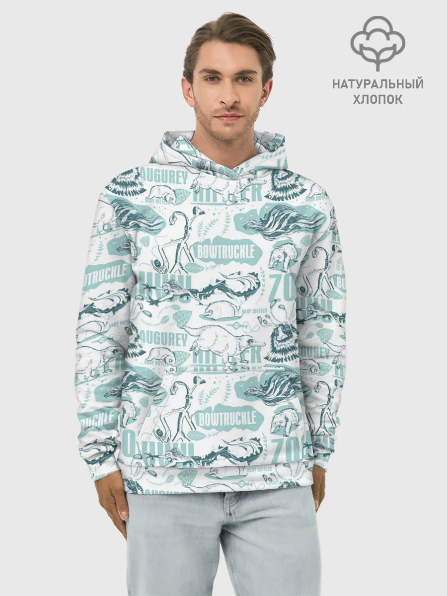 Худи мужской база хлопок / Fantastic Beasts