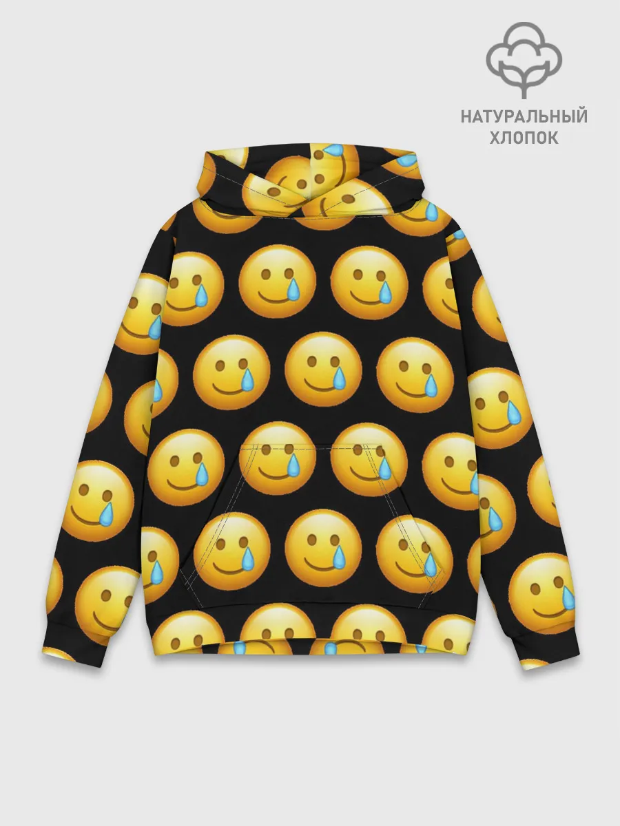 Худи мужской база хлопок / New Emoji
