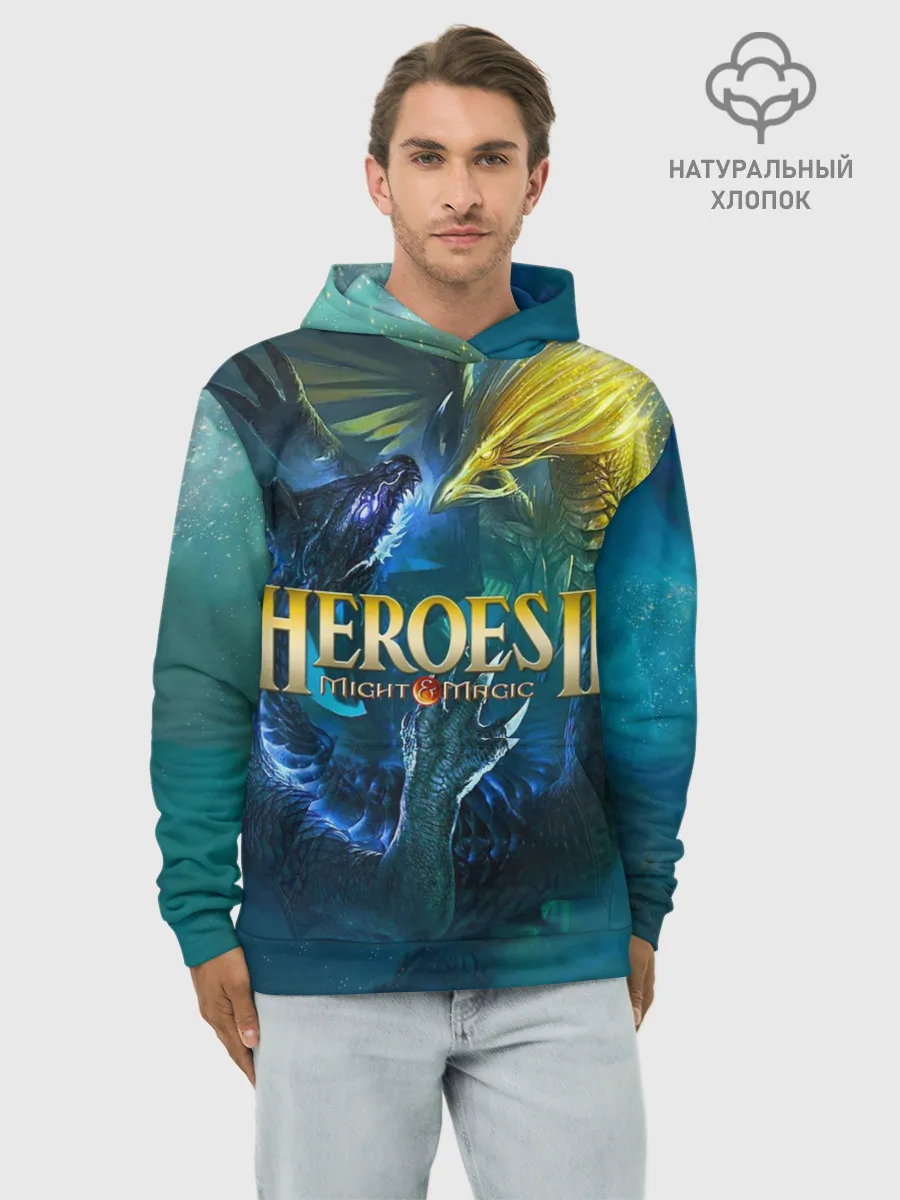 Худи мужской база хлопок / Heroes of Might and Magic