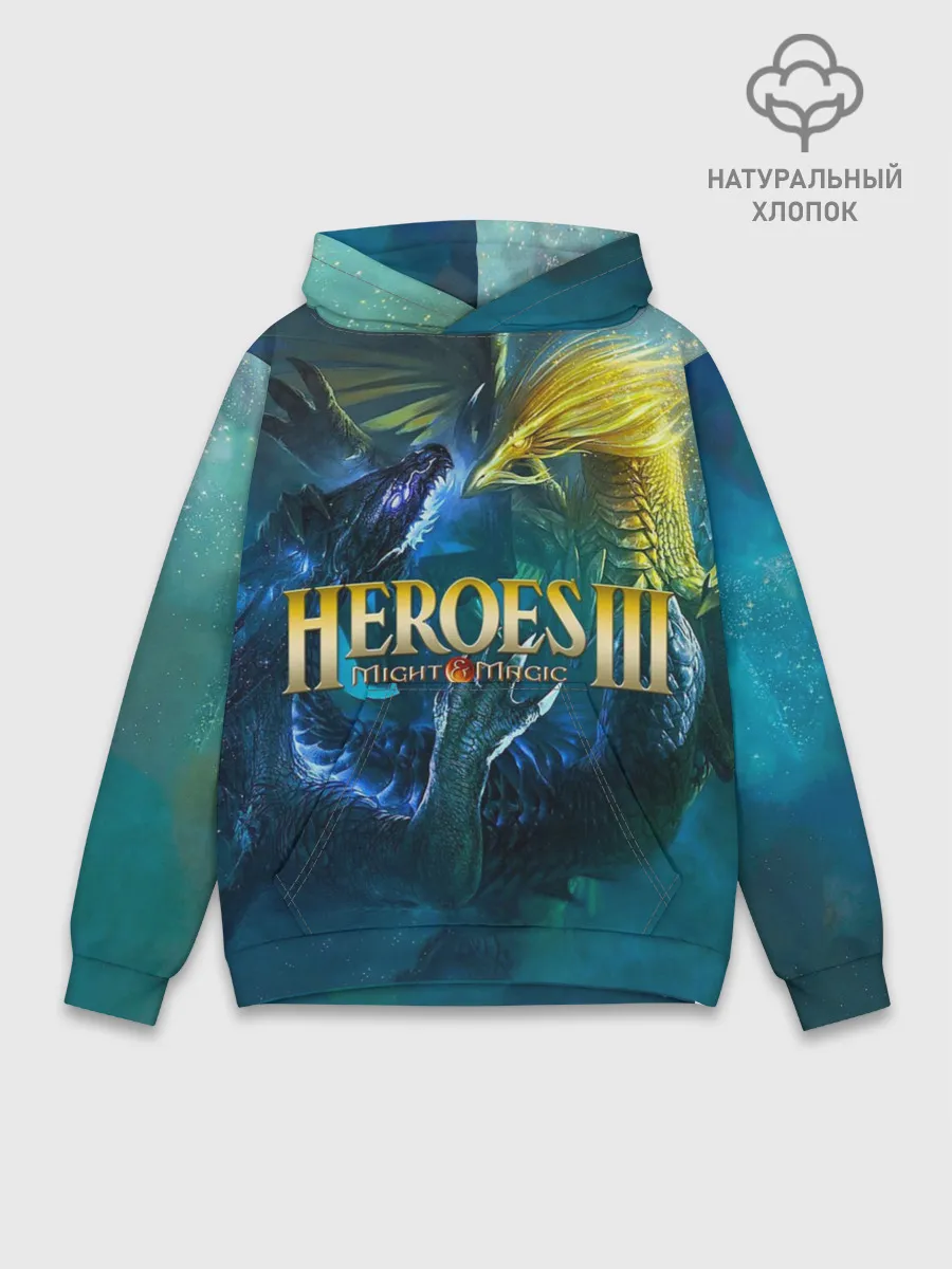 Худи мужской база хлопок / Heroes of Might and Magic