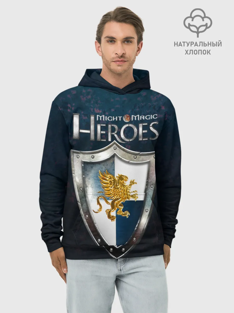 Худи мужской база хлопок / Heroes of Might and Magic