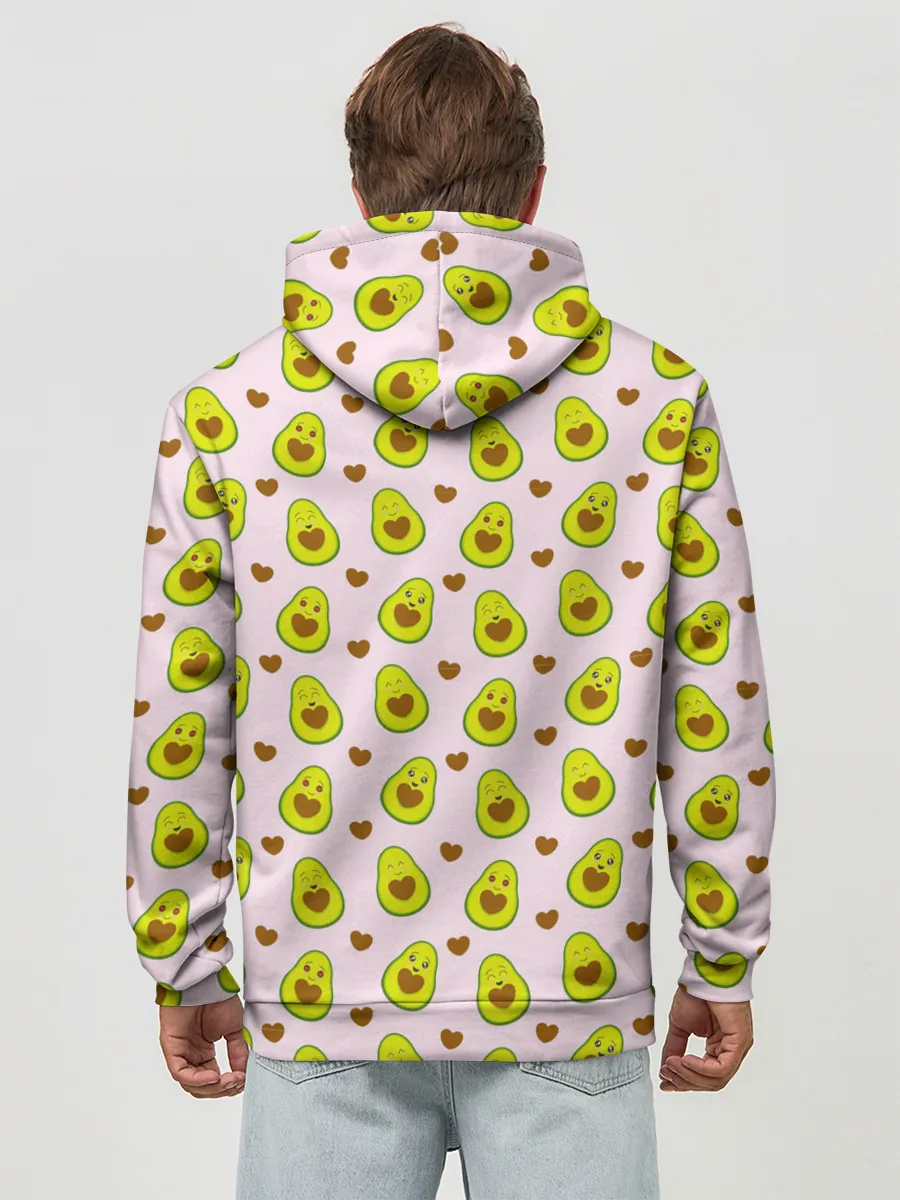 Худи мужской база хлопок / АВОКАДО