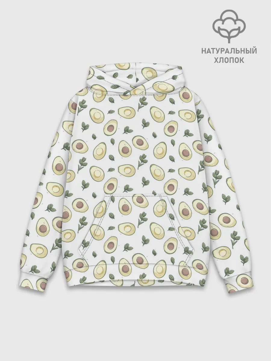 Худи мужской база хлопок / АВОКАДО
