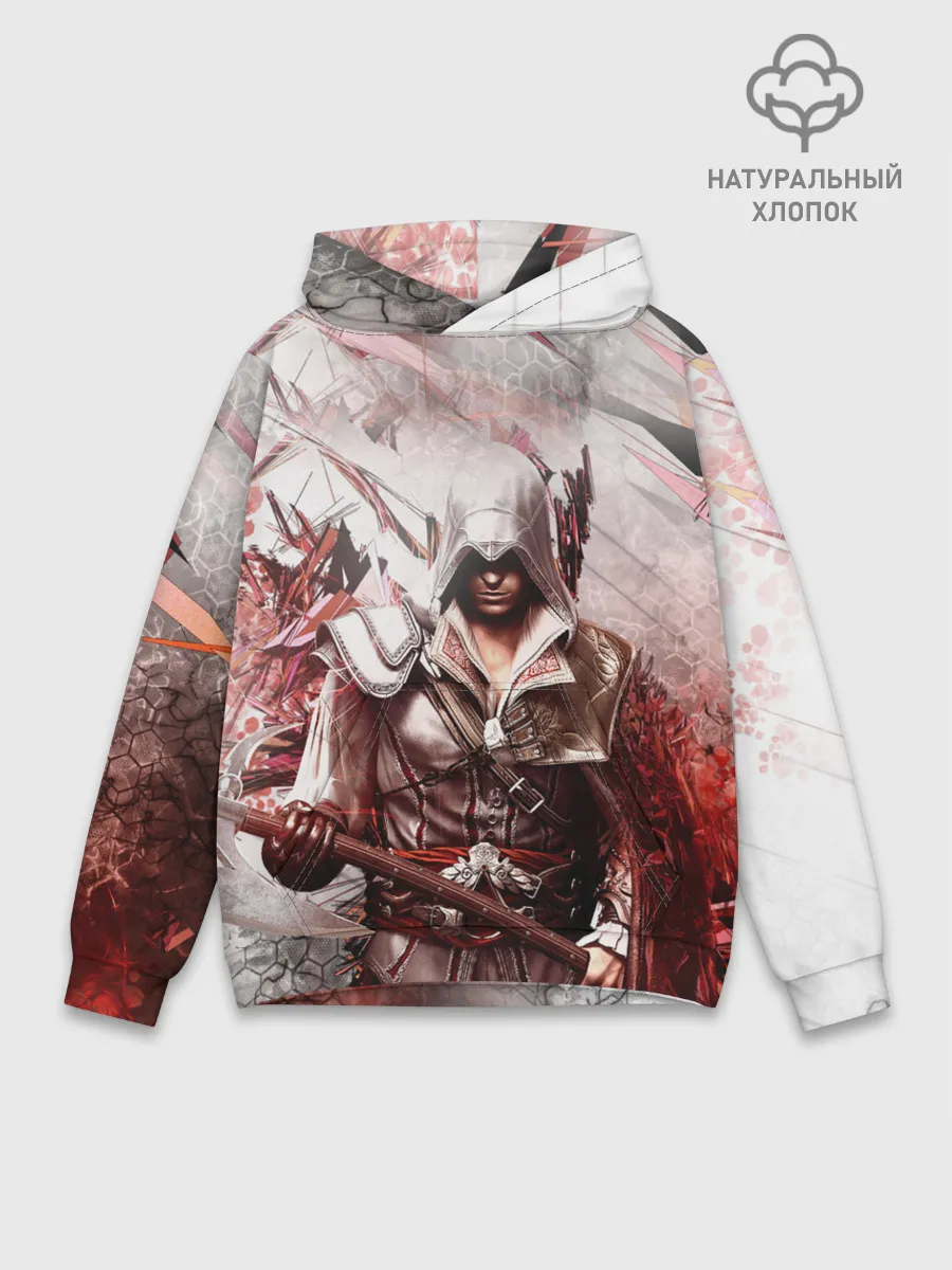 Худи мужской база хлопок / ASSASSINS CREED