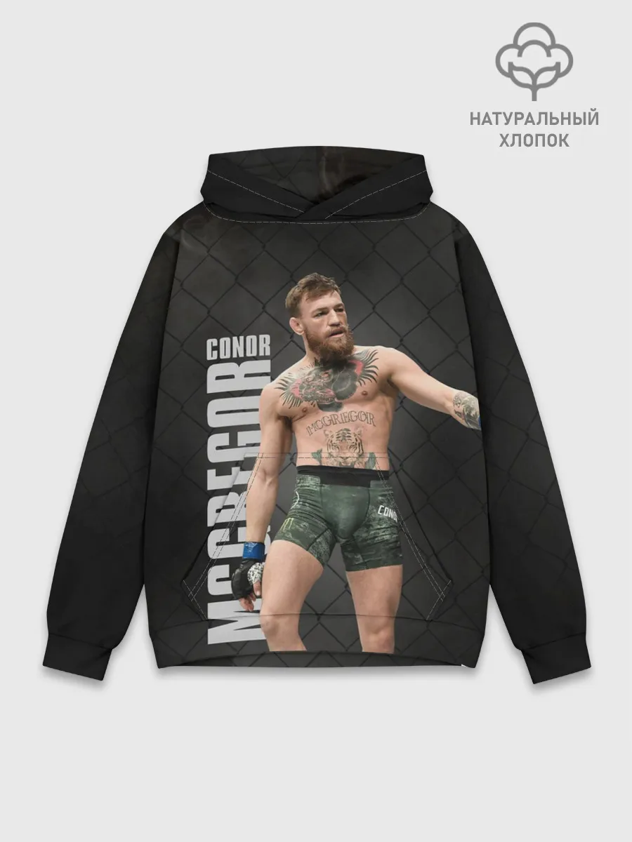 Худи мужской база хлопок / Конор МакГрегор