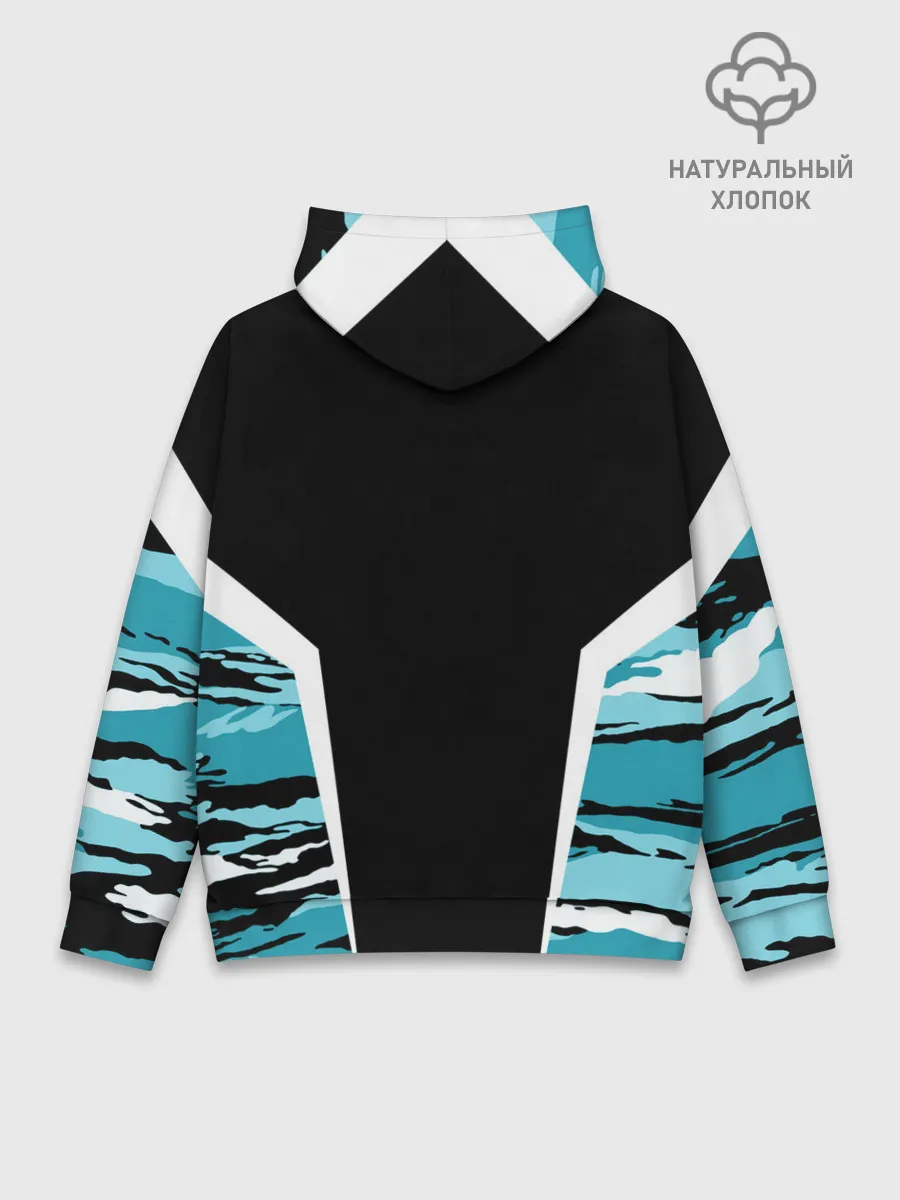 Худи мужской база хлопок / ВВС России Камуфляж