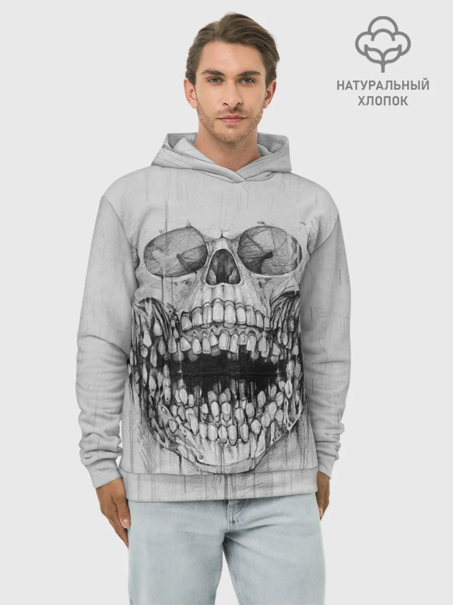 Худи мужской база хлопок / Dentist skull