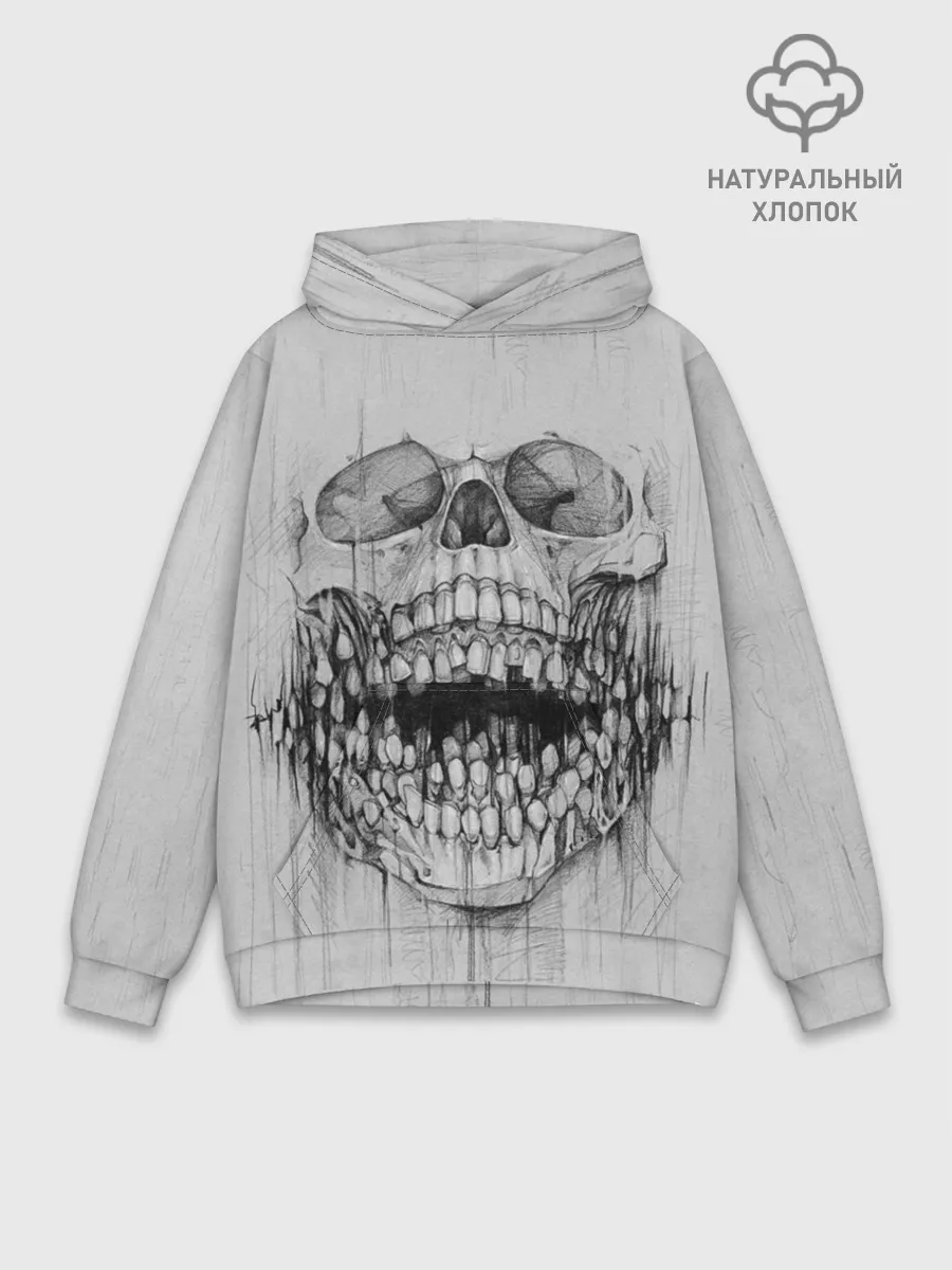 Худи мужской база хлопок / Dentist skull