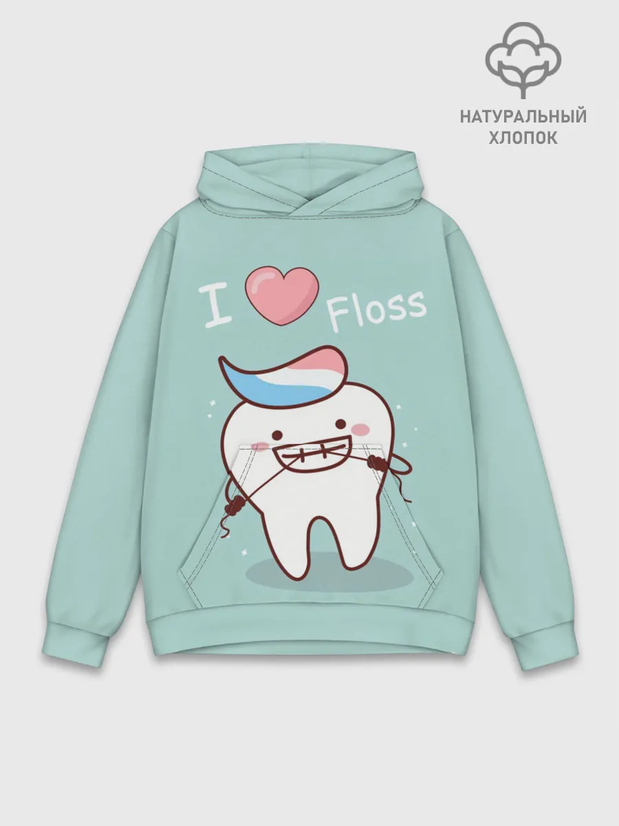 Худи мужской база хлопок / Tooth