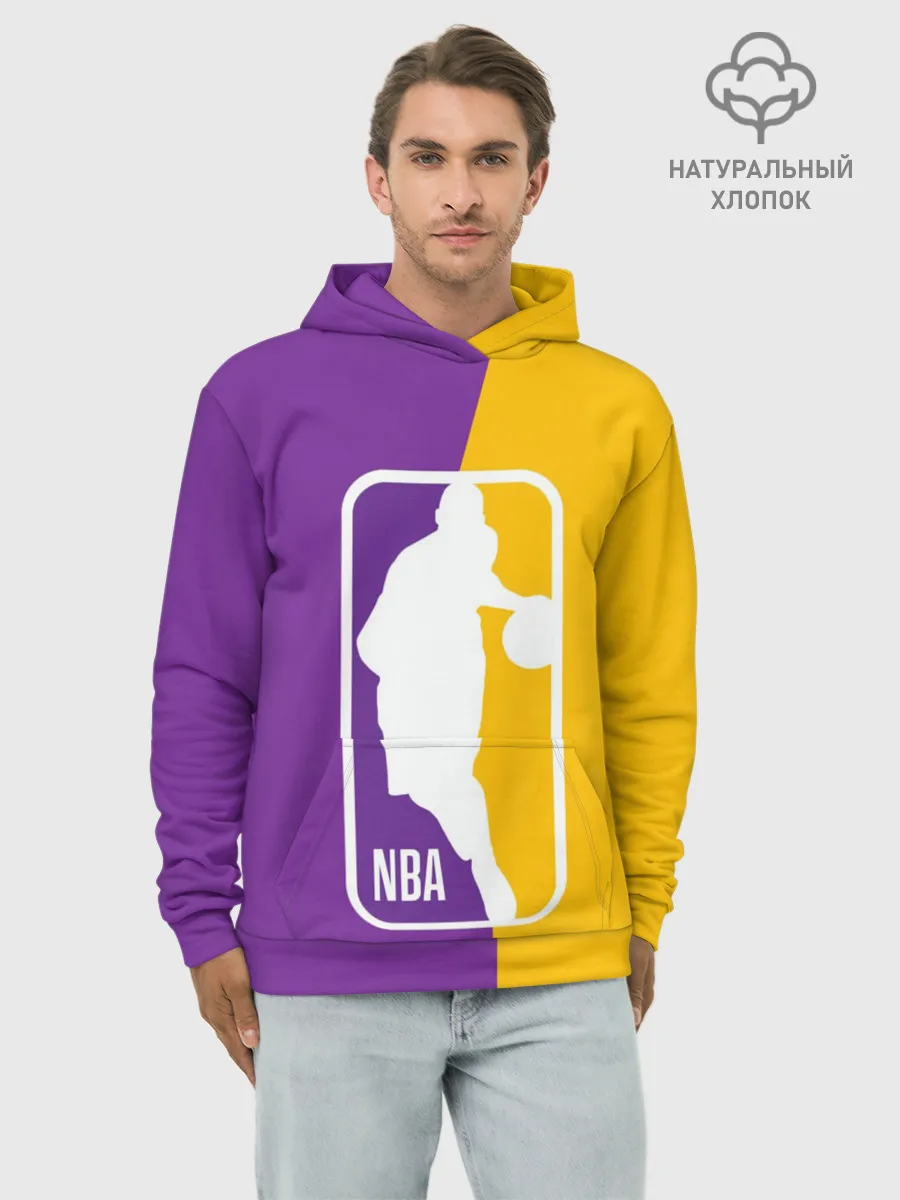 Худи мужской база хлопок / NBA Kobe Bryant