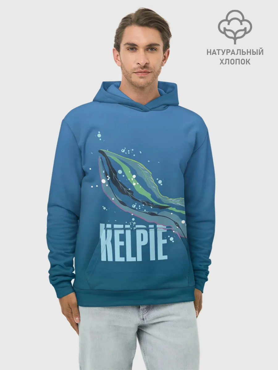 Худи мужской база хлопок / Kelpie
