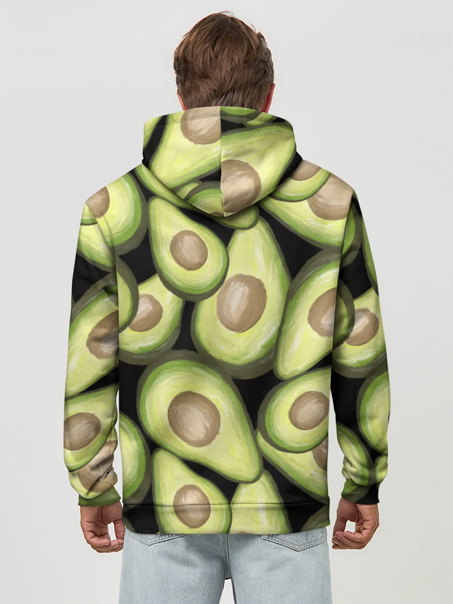 Худи мужской база хлопок / Avocado background