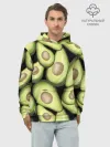 Худи мужской база хлопок / Avocado background