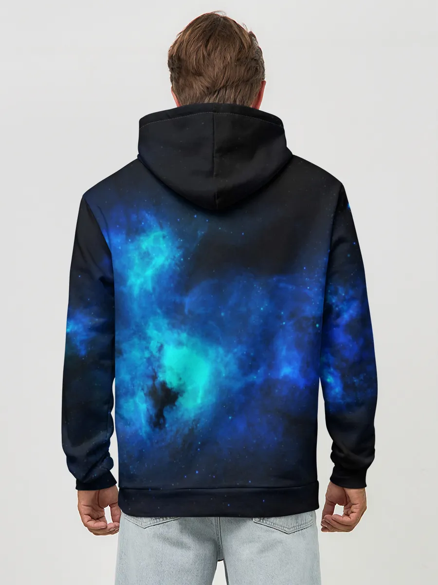 Худи мужской база хлопок / КОСМОС STAR