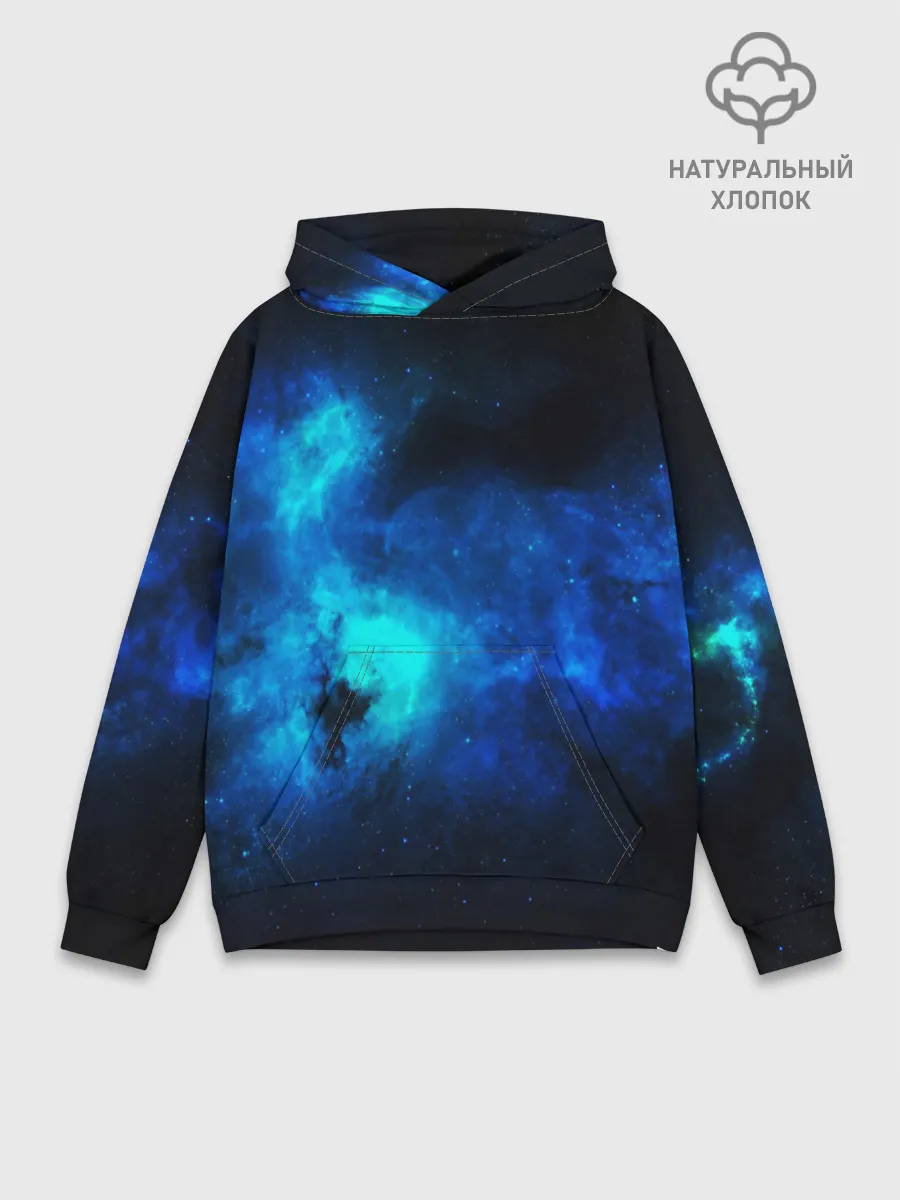 Худи мужской база хлопок / КОСМОС STAR