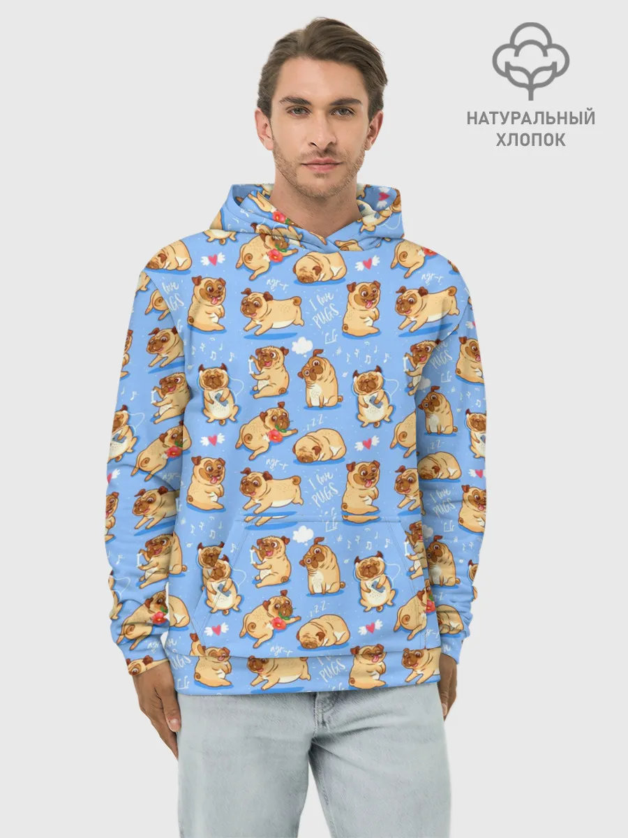 Худи мужской база хлопок / Best Friends