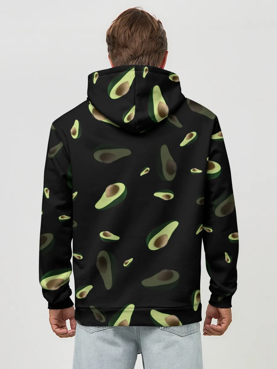 Худи мужской база хлопок / Авокадо