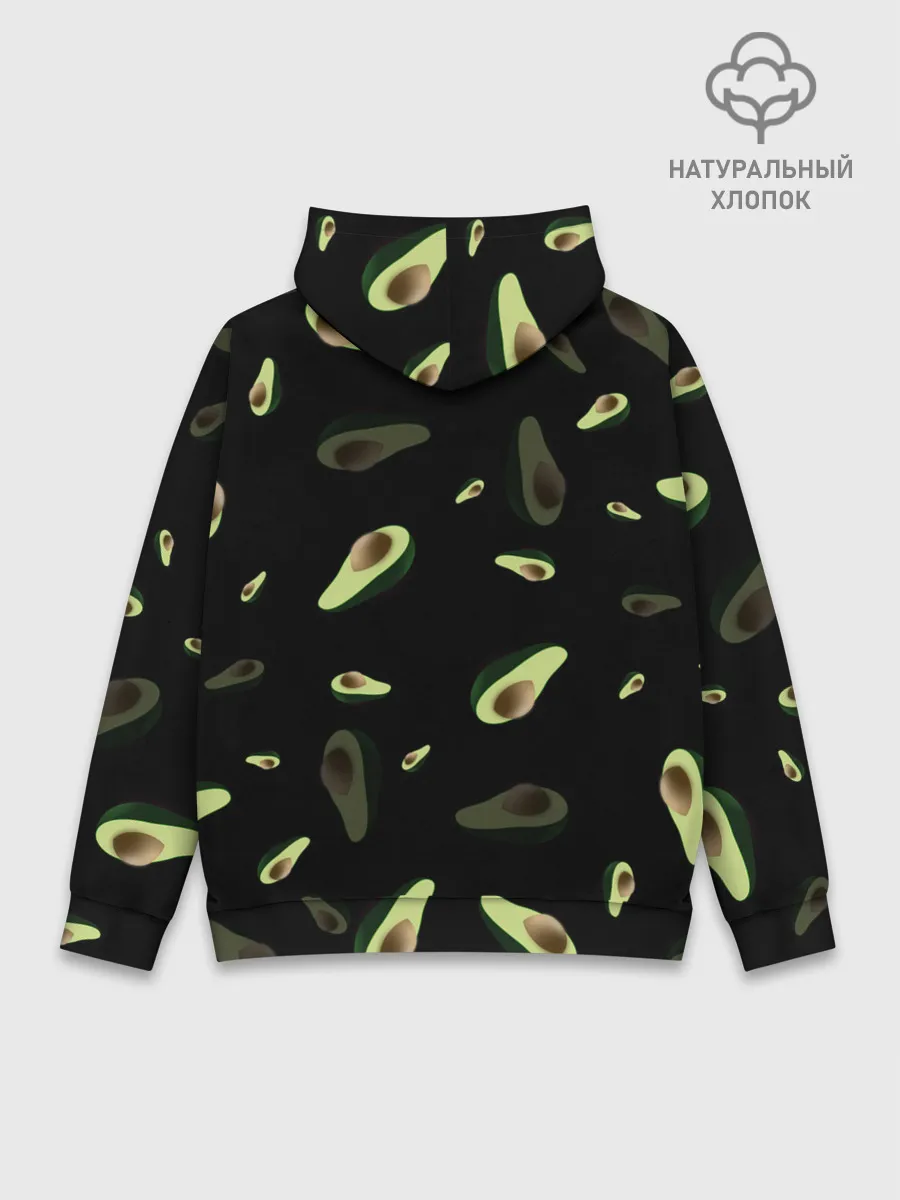 Худи мужской база хлопок / Авокадо
