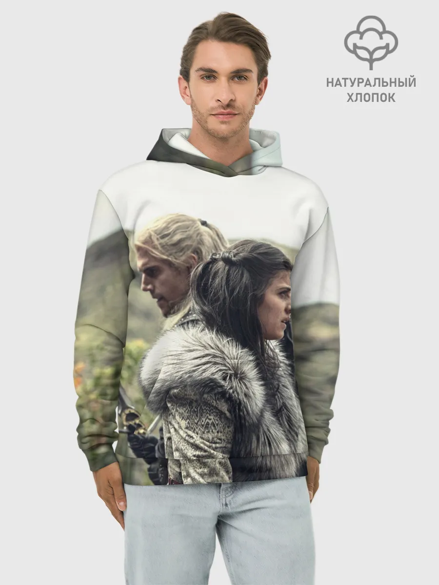 Худи мужской база хлопок / Ведьмак