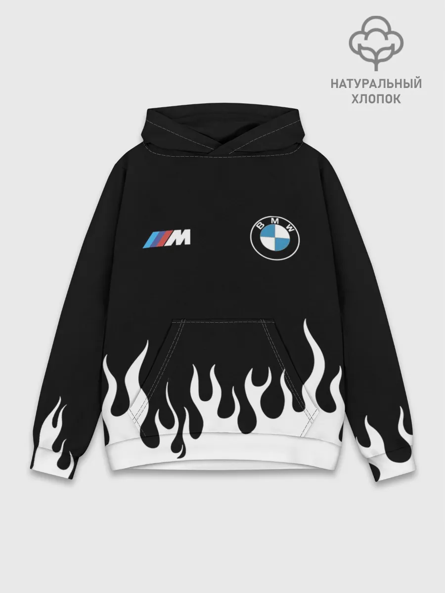 Худи мужской база хлопок / BMW / БМВ