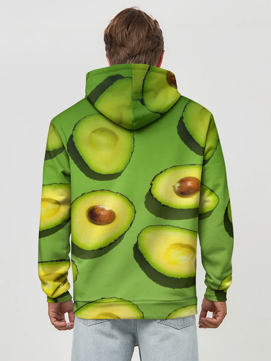 Худи мужской база хлопок / АВАКАДО ПАТТЕРН.