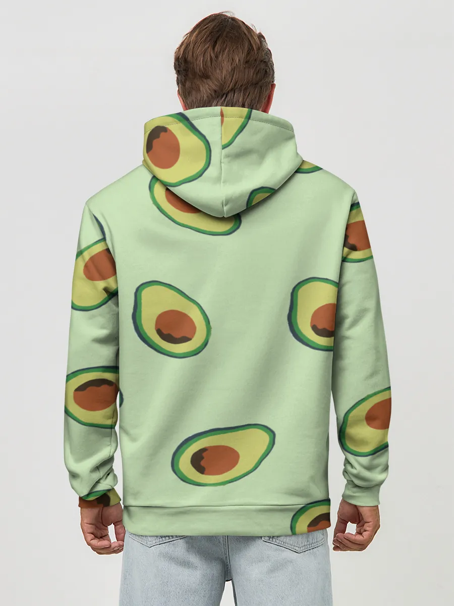 Худи мужской база хлопок / АВОКАДО.