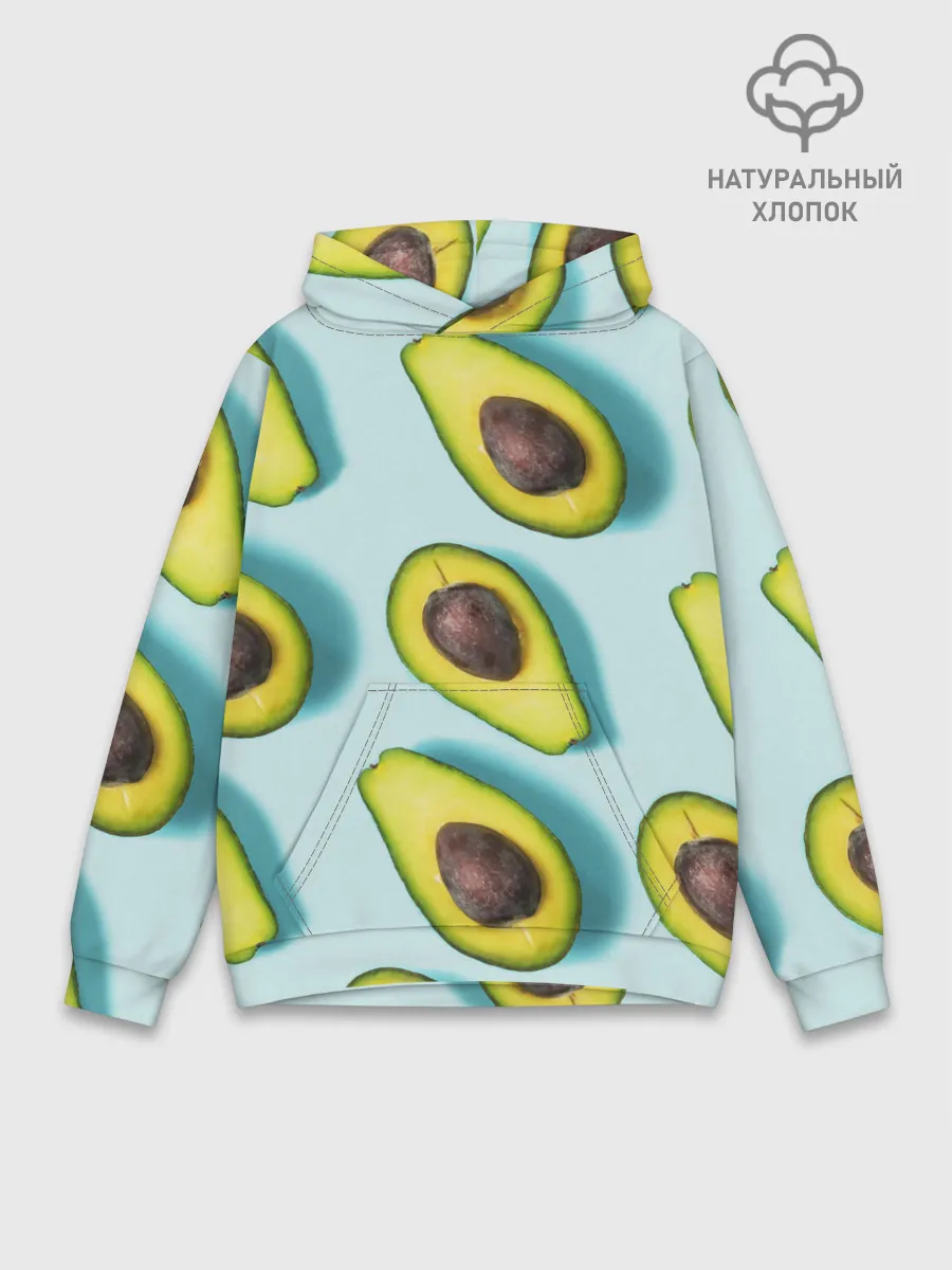 Худи мужской база хлопок / АВОКАДО.