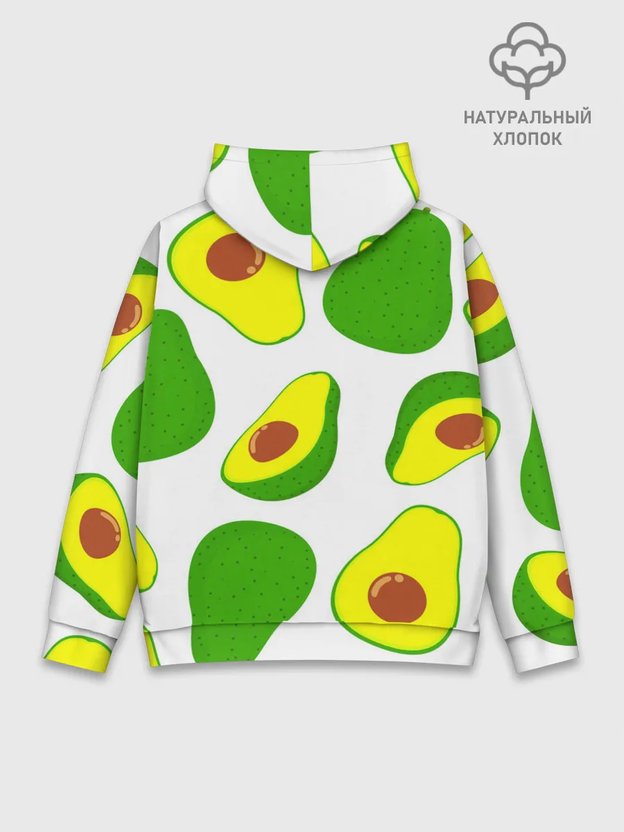 Худи мужской база хлопок / АВОКАДО