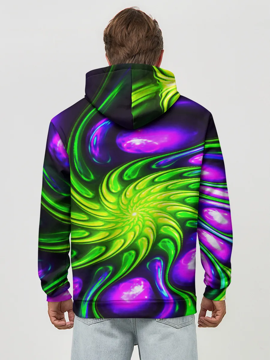 Худи мужской база хлопок / NEON&ACID