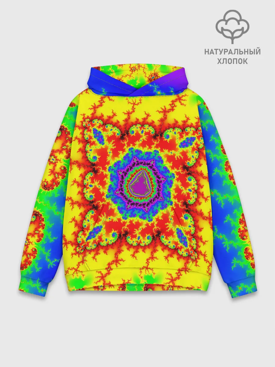 Худи мужской база хлопок / АБСТРАКТНЫЕ РАЗРЫВЫ