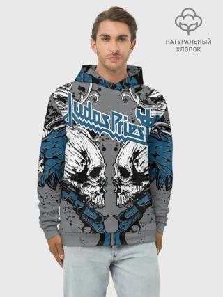 Худи мужской база хлопок / Judas Priest