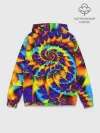 Худи мужской база хлопок / TIE-DYE COLOR