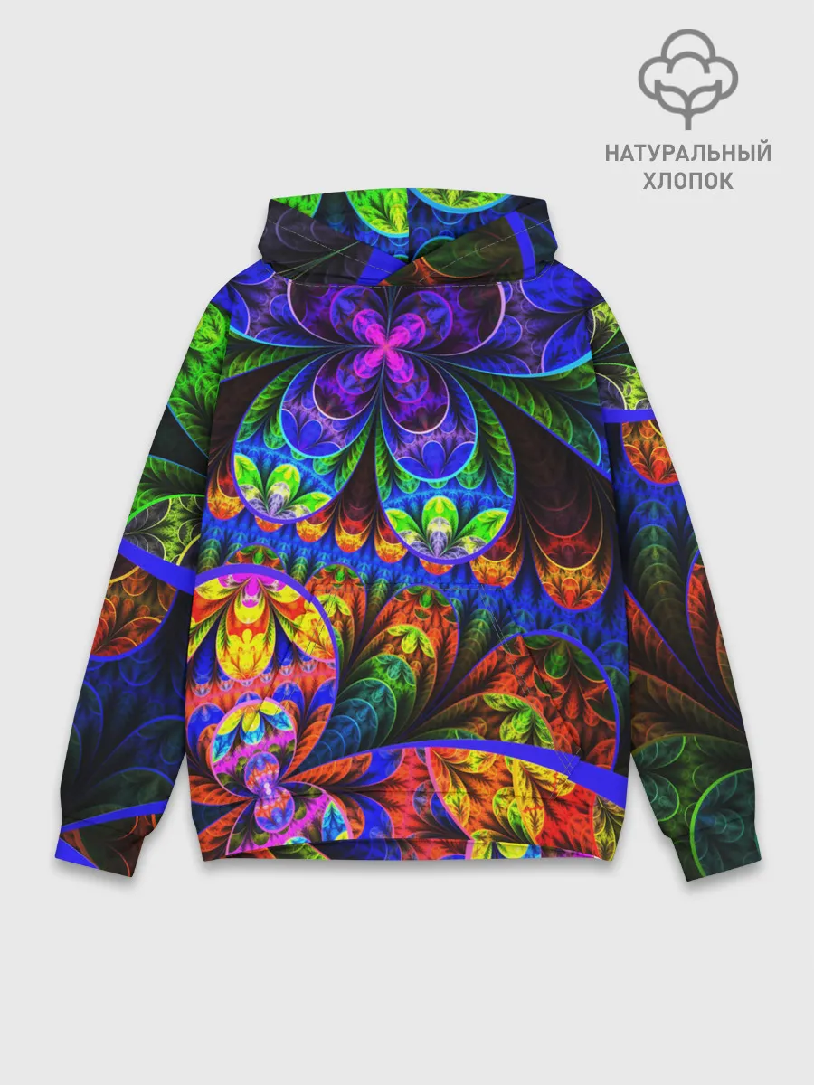 Худи мужской база хлопок / ABSTRACTION NEW