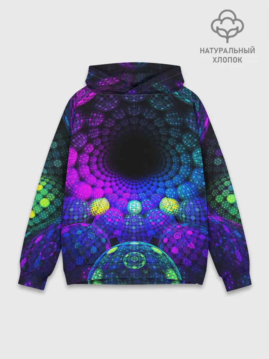 Худи мужской база хлопок / PSY NEON