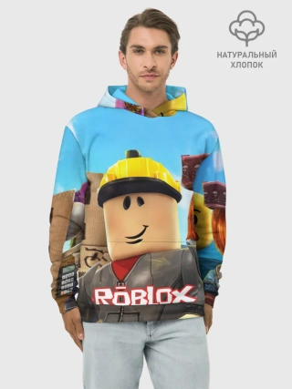 Худи мужской база хлопок / ROBLOX