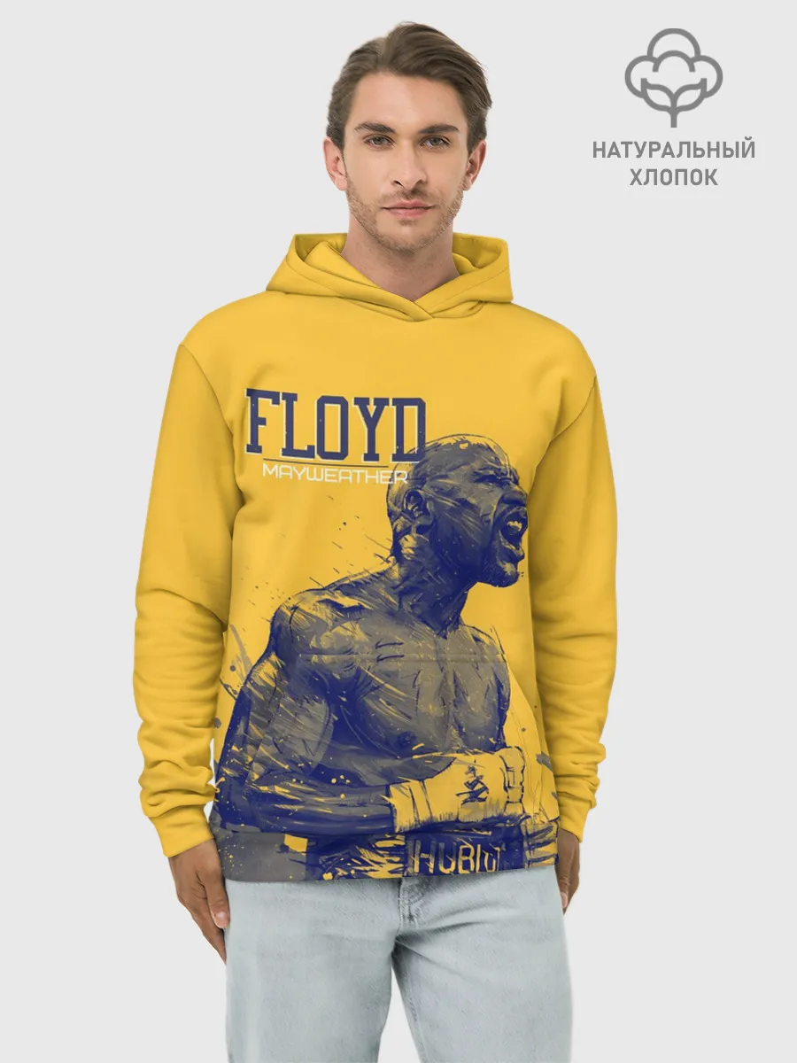 Худи мужской база хлопок / Floyd