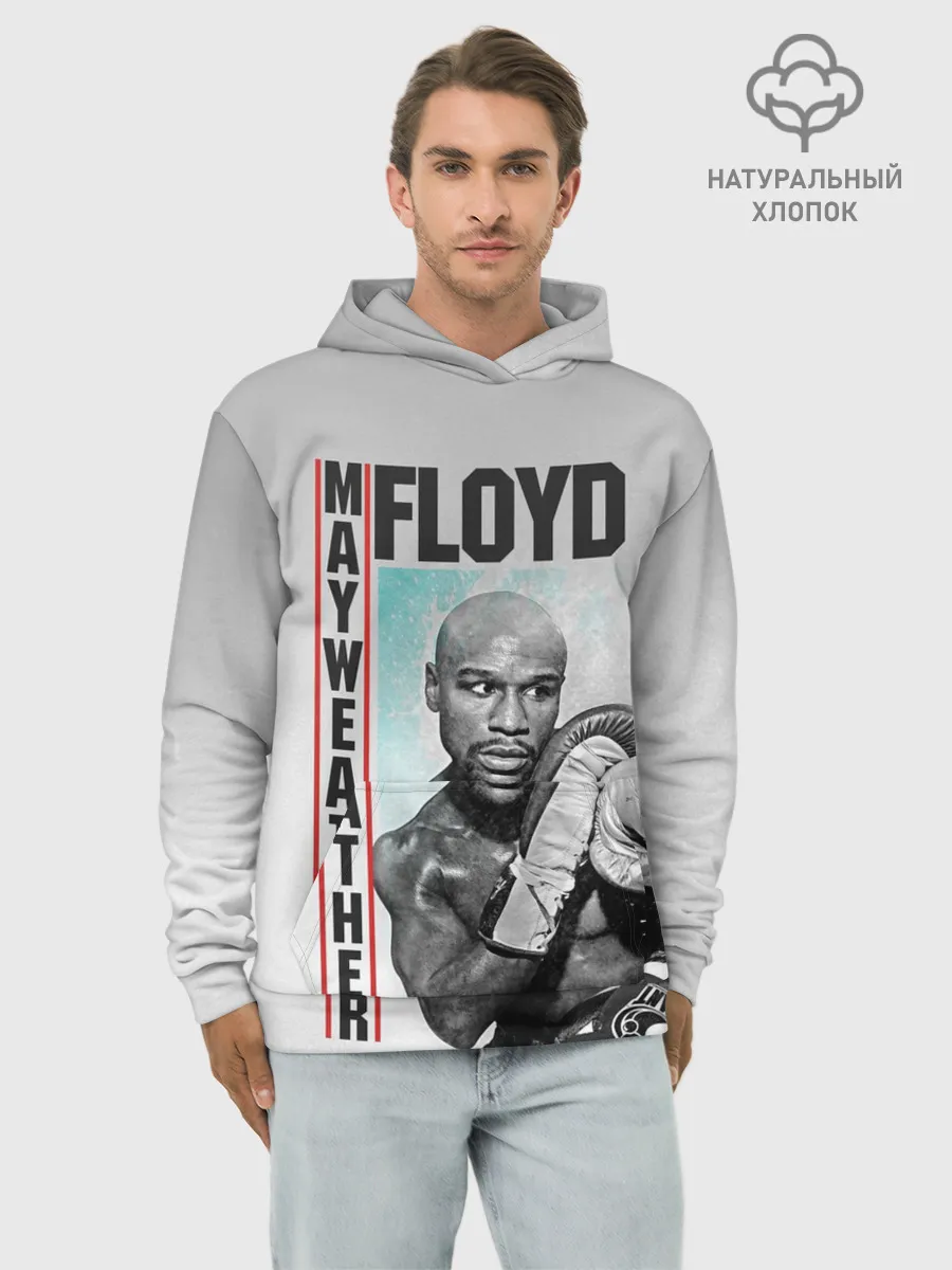 Худи мужской база хлопок / Флойд Мейвезер